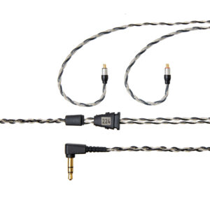 Linum 8030100 DualBaX T2-Earhook 3.5mm TRS, Zebra